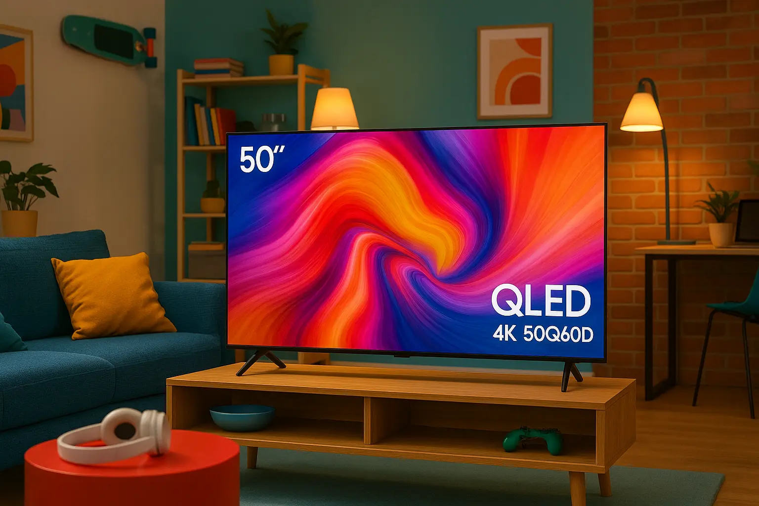 Os melhores Smart TV 50 QLED 4K 50Q60D 2025 bons e baratos