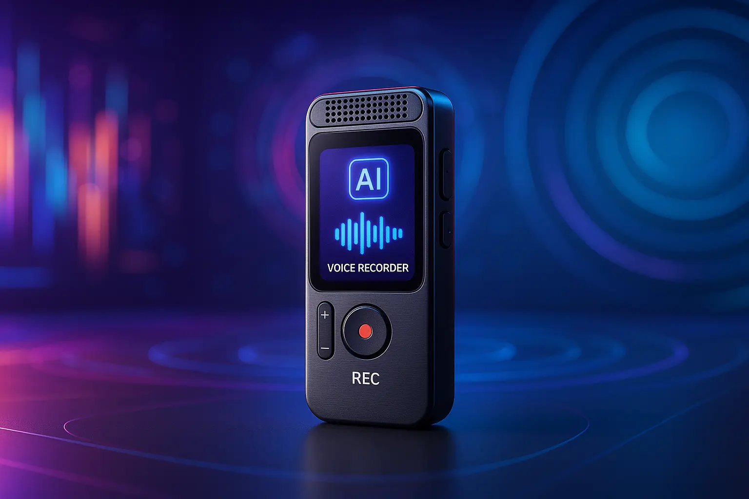 6 Melhores Gravadores de Voz com IA Compactos e Eficientes