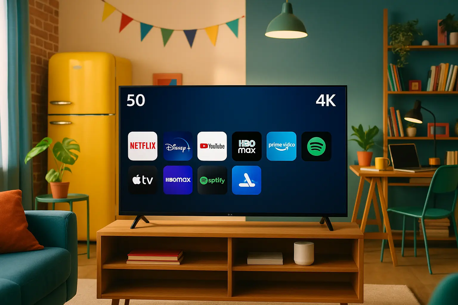 6 Smart TV 50 polegadas 4K LG com atualização Android garantida