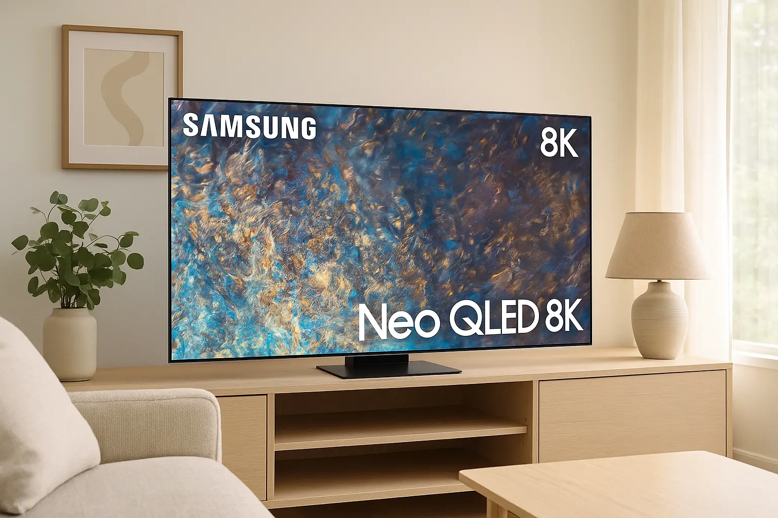 6 smart TV 75 polegadas 8K Samsung Neo QLED prontos para viagem com bateria duradoura 2025
