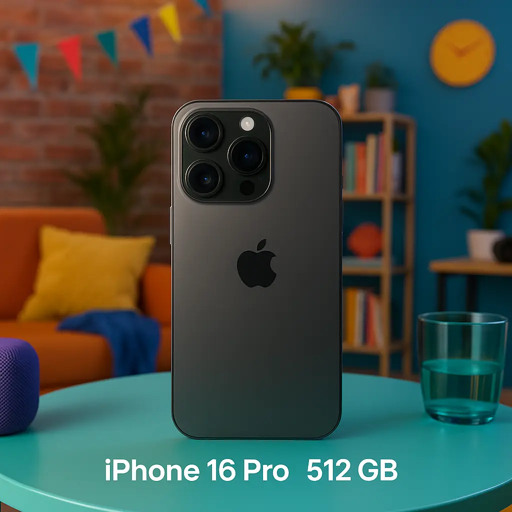 6 iPhone 16 Pro 512 GB prontos para viagem com bateria duradoura 08/21/2025 14:27:47