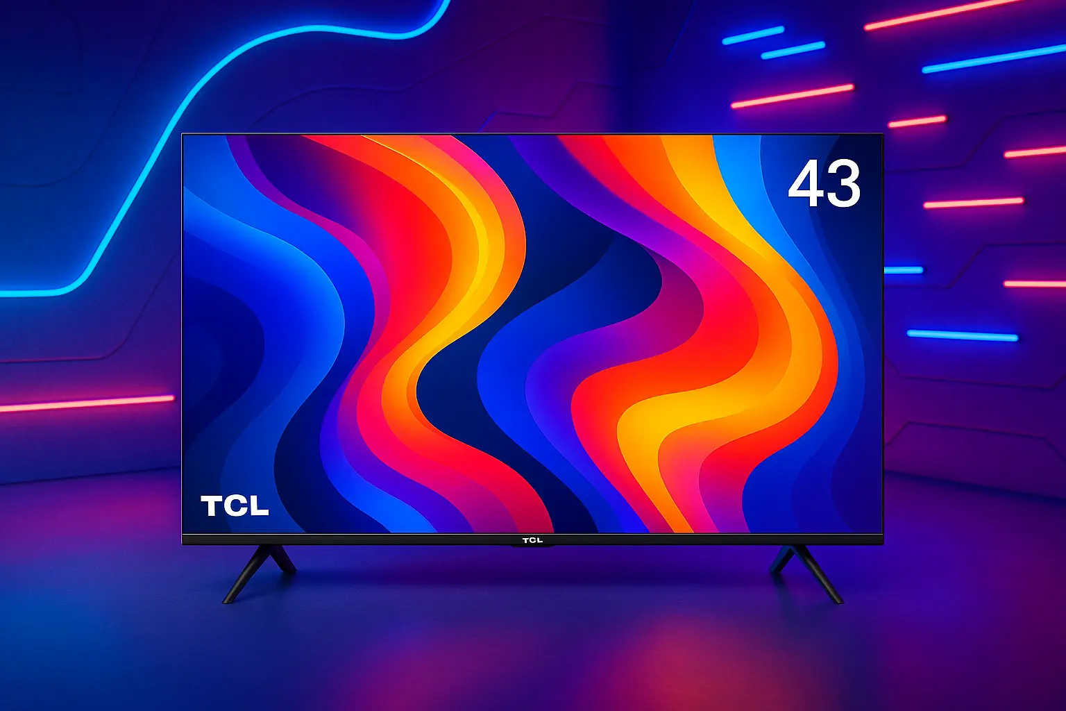 Tela infinita: 6 smart TV 43 polegadas TCL com display premium