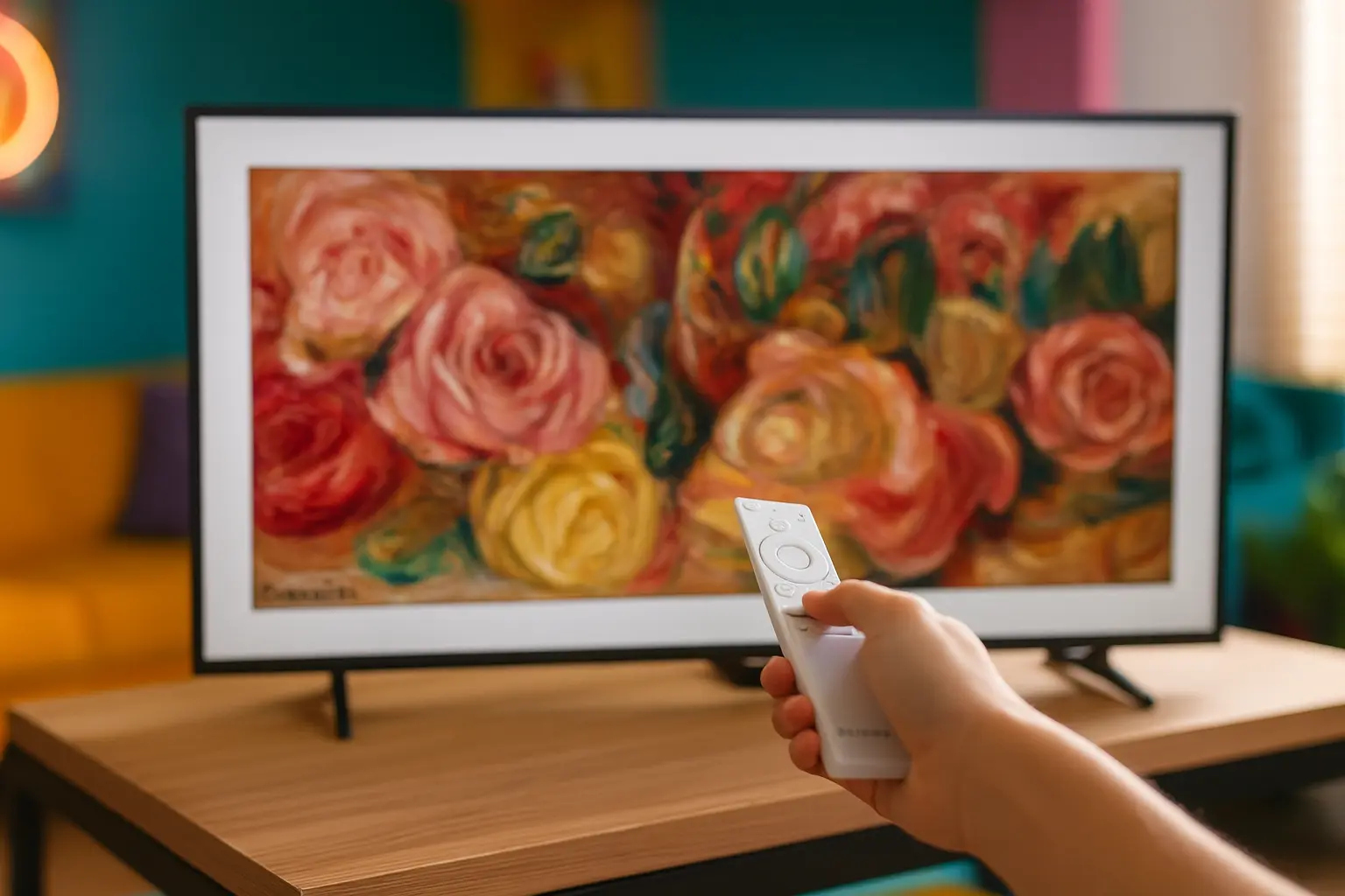 Samsung Smart TV 50" QLED The Frame com 31% OFF na Amazon; 10x sem juros e preço monitorado