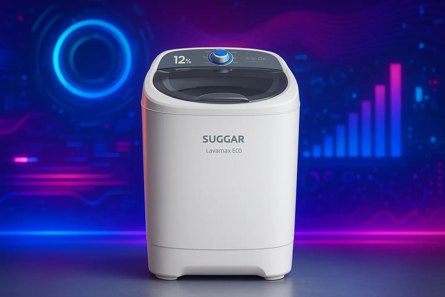 Suggar Lavadora de Roupas Lavamax Eco com 12% OFF em até 12x na Amazon: aproveite
