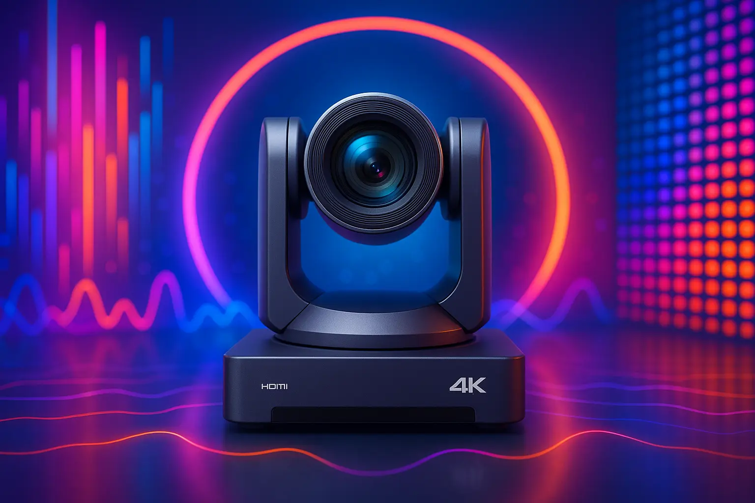 Câmera PTZ 4K HDMI com 17% OFF na Amazon; estoque limitado