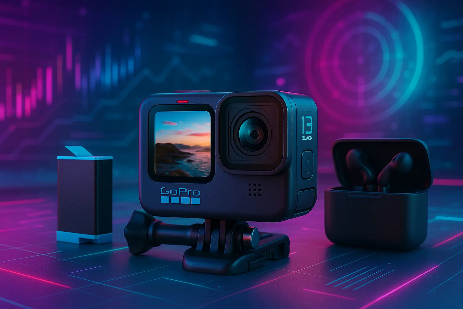 GoPro HERO13 Black Bundle está com até 9% OFF na Amazon