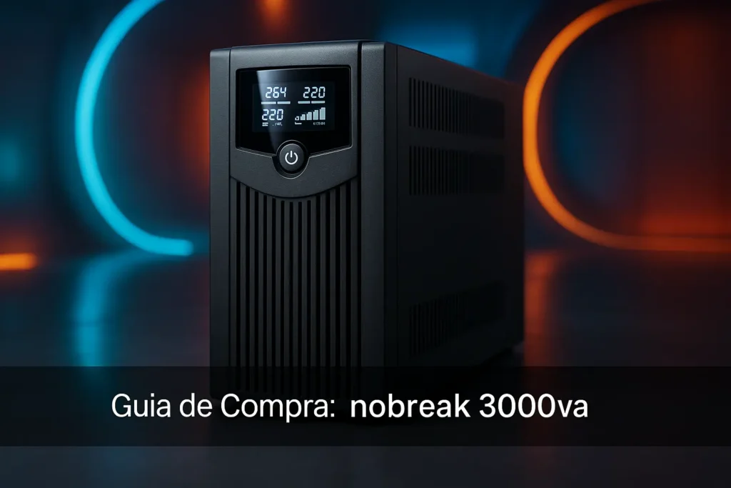 Potência sem risco: 5 melhores nobreak 3000VA para proteger seus equipamentos