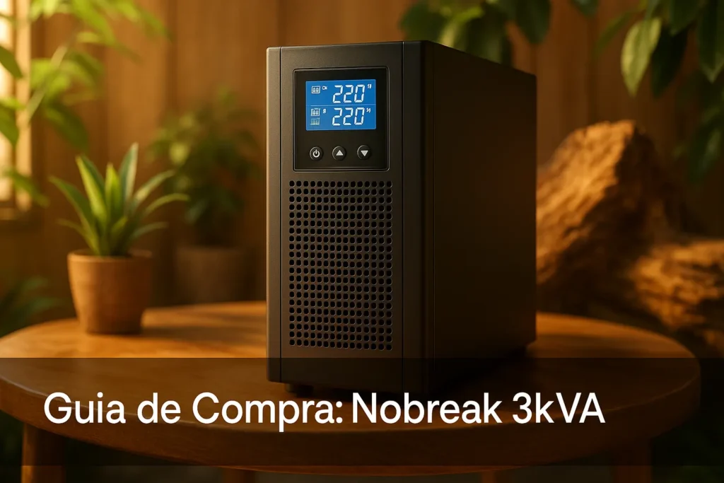 Melhor nobreak 3kva com onda senoidal pura e proteção avançada