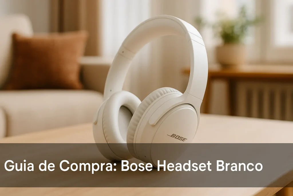 Imersão sonora: 5 melhores Bose headset white para 2025