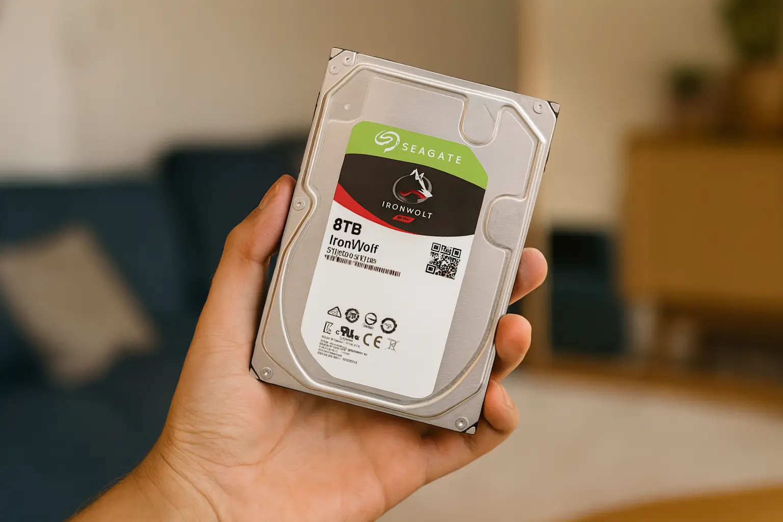 Seagate IronWolf NAS 8TB com menor preço 16% OFF