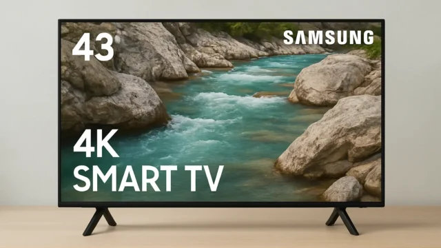 Som imersivo: 6 Smart TVs 43" Samsung com áudio de qualidade