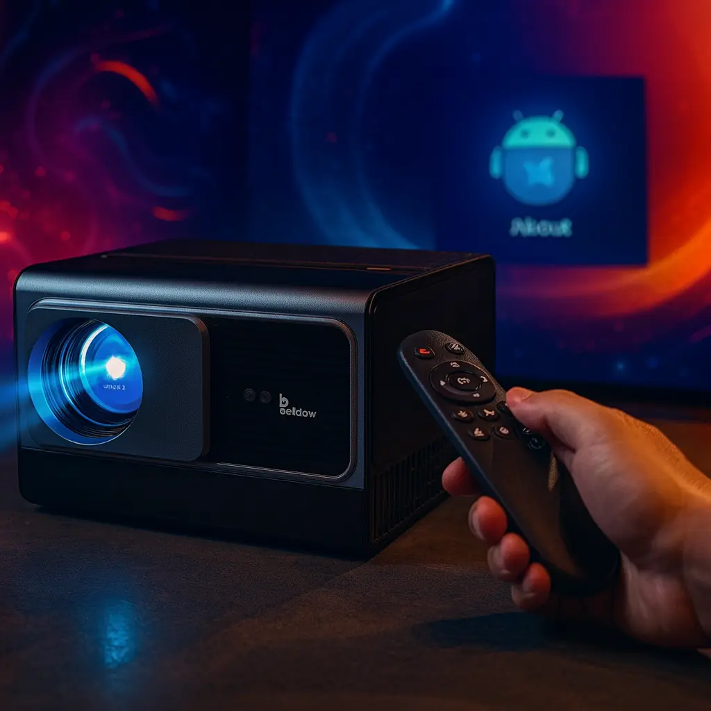 Projetor Bettdow 4K tem 11% OFF em até 10x na Amazon