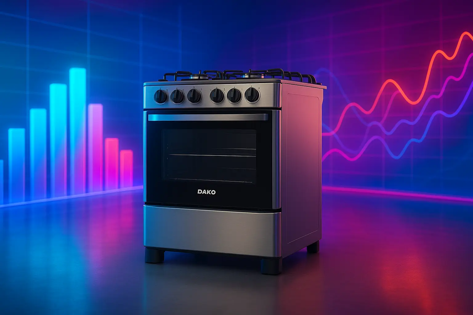 Fogão Dako Magister Style 4 bocas com 25% OFF e entrega Prime na Amazon