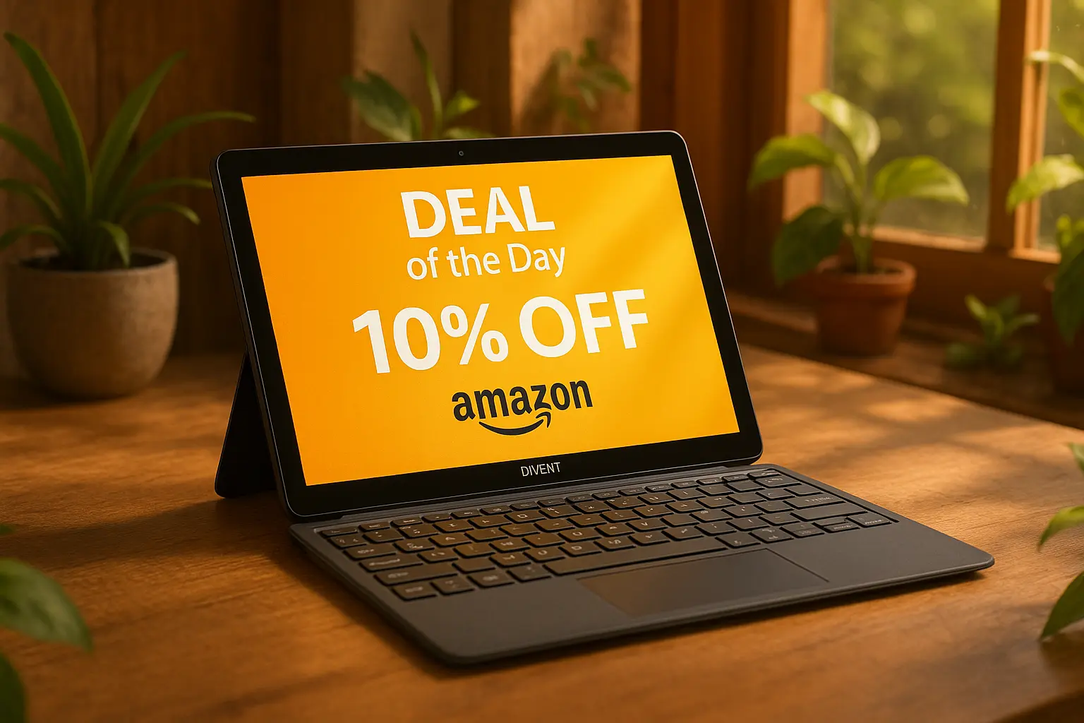 Tablet DIVENT 3 em 1 com 10% OFF em oferta do dia na Amazon