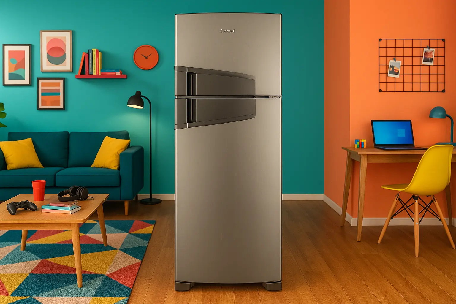 Geladeira Consul Frost Free 342L Inox tem 5% de desconto na Amazon