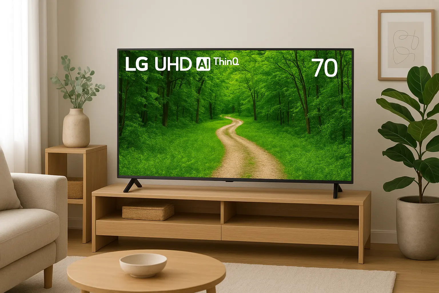 Garantia estendida: 6 Smart TV 70 LG com suporte VIP