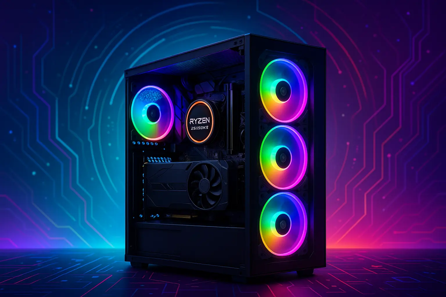 PC gamer Ryzen 7 5700X barato e confiável para todos os bolsos