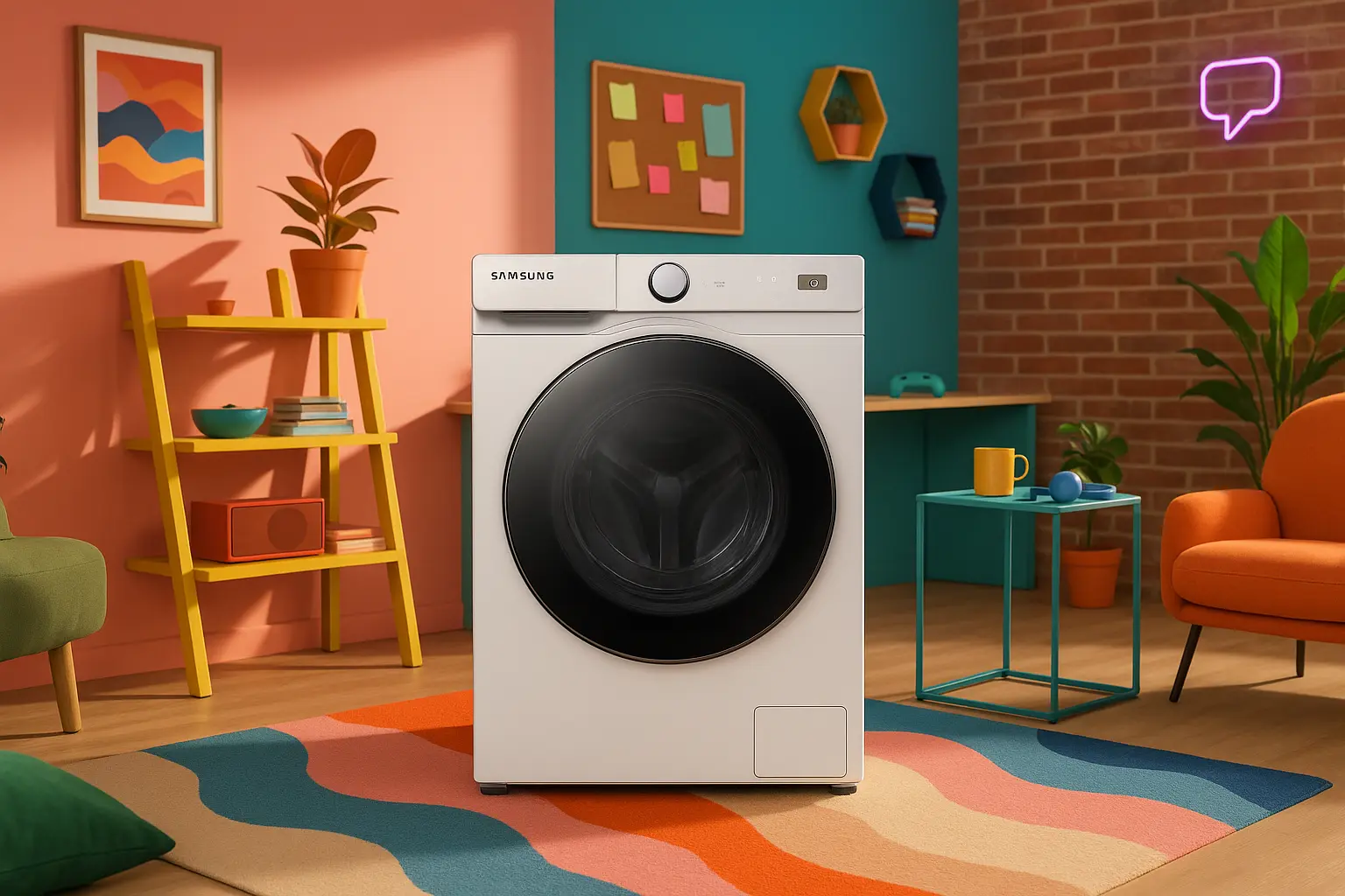 Fotografia noturna: 6 lava e seca Samsung Bespoke que brilham no escuro 09/09/2025 16:46:15