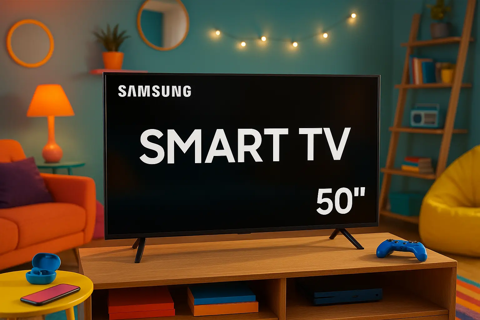 Especial gamers: 6 Samsung Smart 50 TV com alto desempenho gráfico 09/10/2025 11:47:31