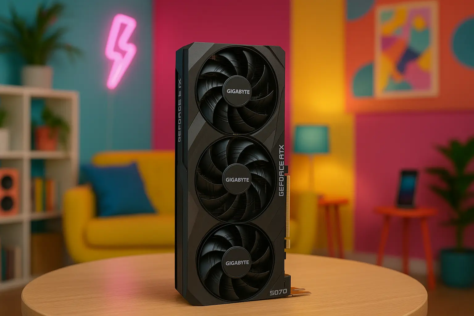 Desempenho turbinado: 6 Gigabyte Nvidia GeForce RTX 5070 que lideram