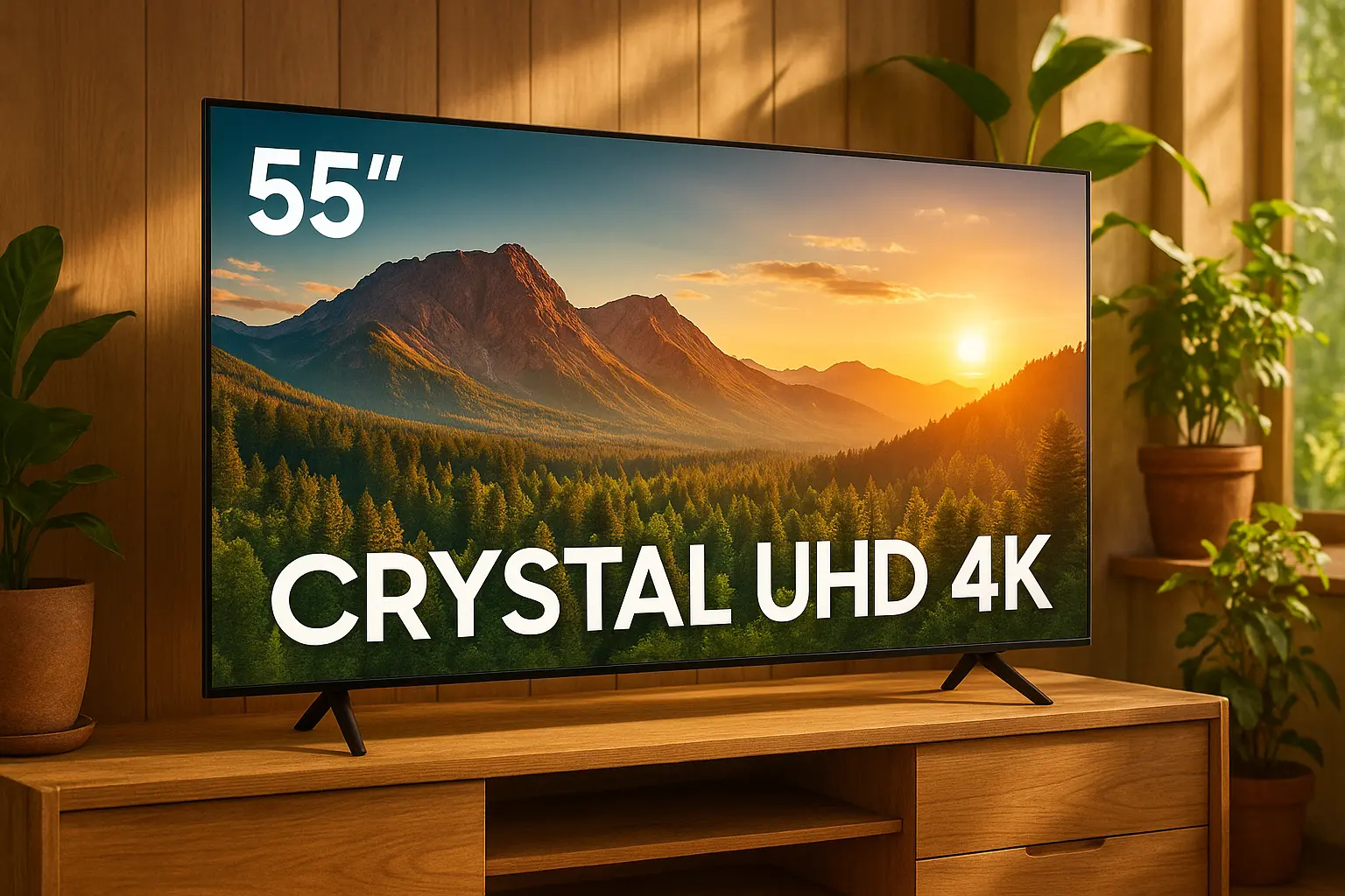 Samsung Smart TV 55" Crystal UHD 4K U8100F em estoque limitado: 5% OFF na Amazon
