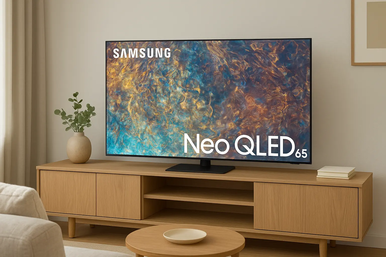 Som imersivo: 6 smart TV Samsung NEO QLED 65 com áudio de qualidade