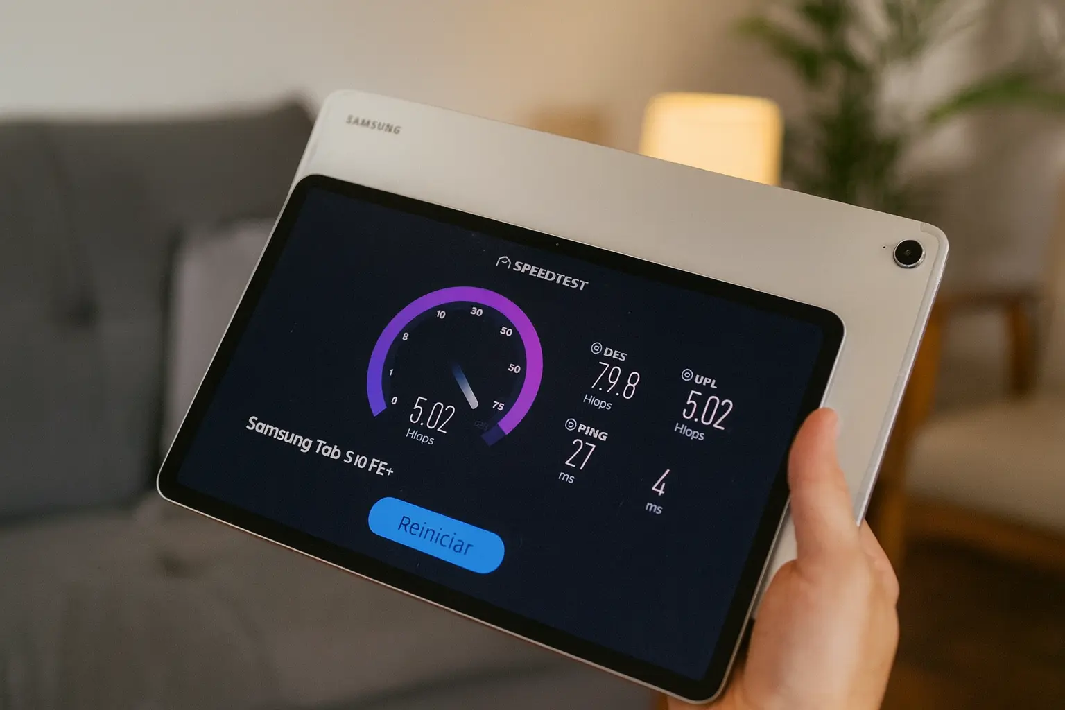 Samsung Galaxy Tab S10 FE+ com 11% OFF; pague em 10x sem juros