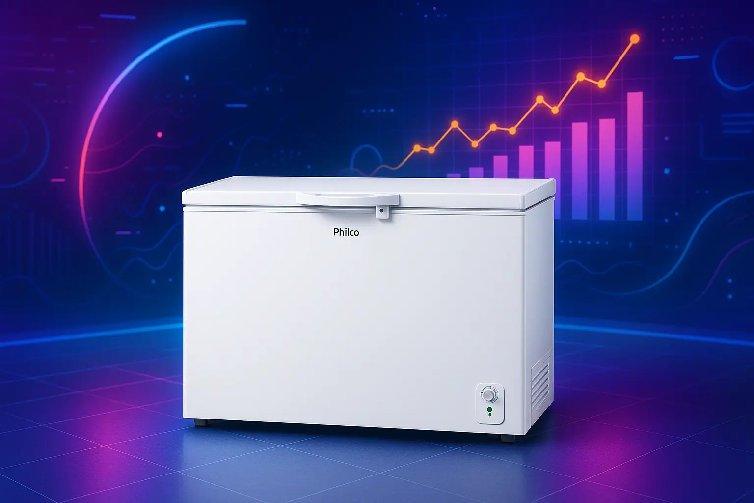 Freezer Horizontal Philco 295L com 5% OFF na Amazon; 10x sem juros e preço monitorado