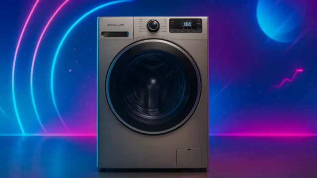 3 Lava e Seca Brastemp 10kg prontas para viagem com bateria duradoura