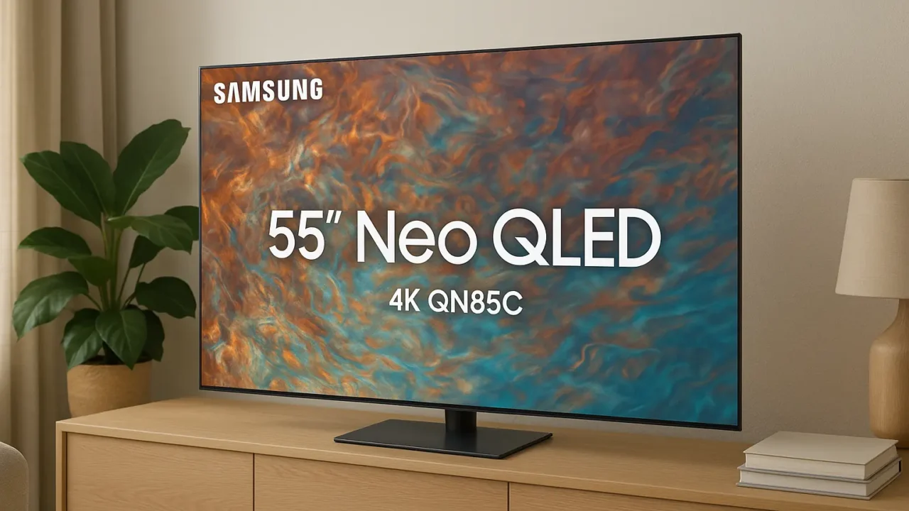 Work from home: 6 smart TV Samsung 55 NEO QLED 4k qn85c ideais para produtividade