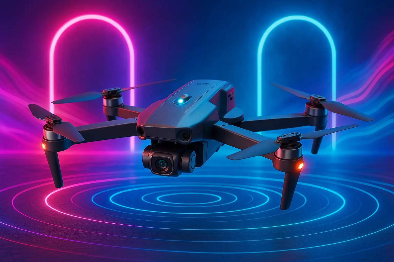 3 drones prontos para viagem com bateria duradoura