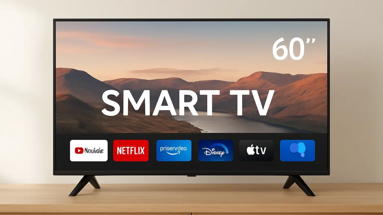 6 Melhores TV Smart 60 Polegadas Compactos e Eficientes
