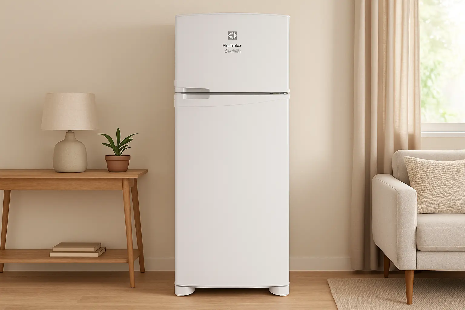 Som imersivo: 3 Geladeira Electrolux Cycle Defrost 260L Super Freezer Duplex Branca (DC35A) - 127 Volts com áudio de qualidade