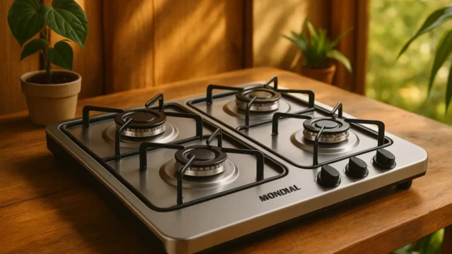 3 melhores cooktops a gás perfeitos para famílias modernas