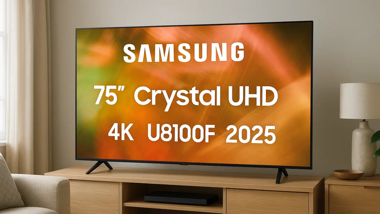 3 Melhores Samsung Smart TV 75" Crystal UHD 4K U8100F 2025 Testados por Usuários Reais