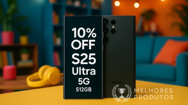 Galaxy S25 Ultra 5G com 10% OFF e 512GB na Amazon