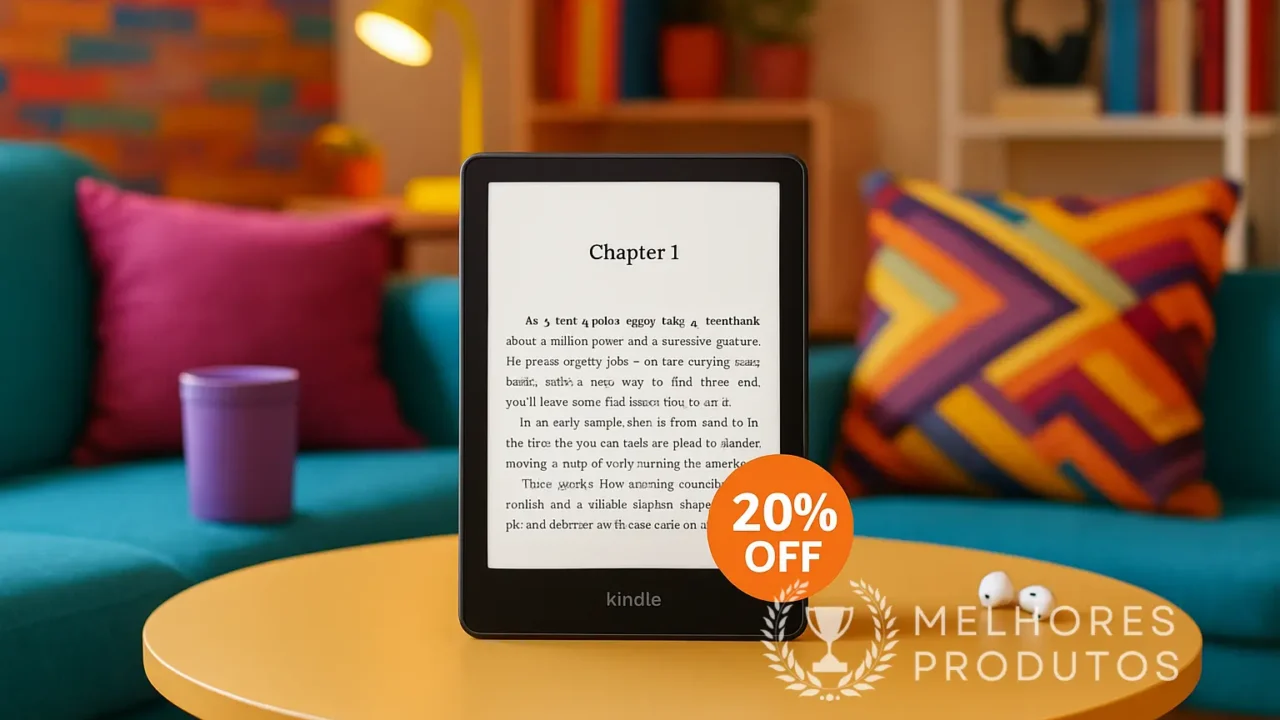 Kindle Paperwhite Signature Edition com 20% OFF na Amazon; melhor custo-benefício