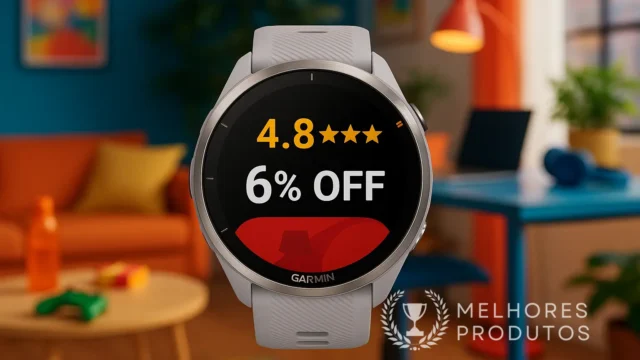Garmin Forerunner 965 com nota 4,8/5 e 6% OFF na Amazon