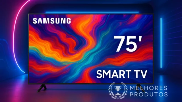 Samsung Smart TV 75" tem 10% de desconto em oferta na Amazon