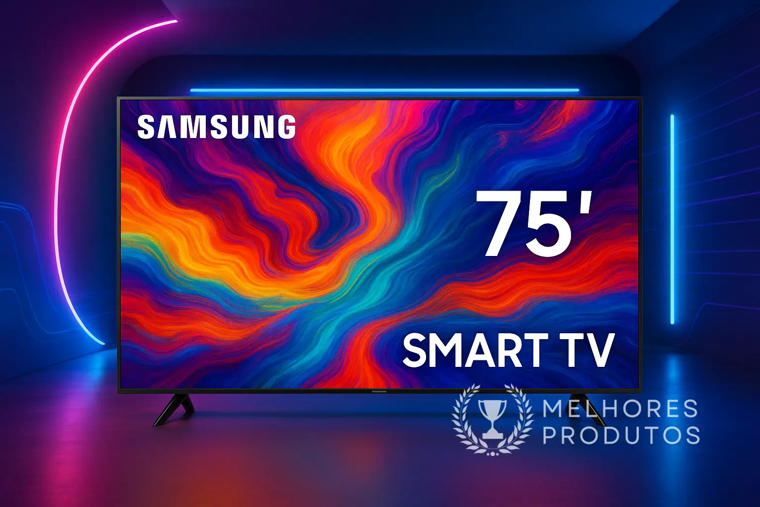 Samsung Smart TV 75" tem 10% de desconto em oferta na Amazon