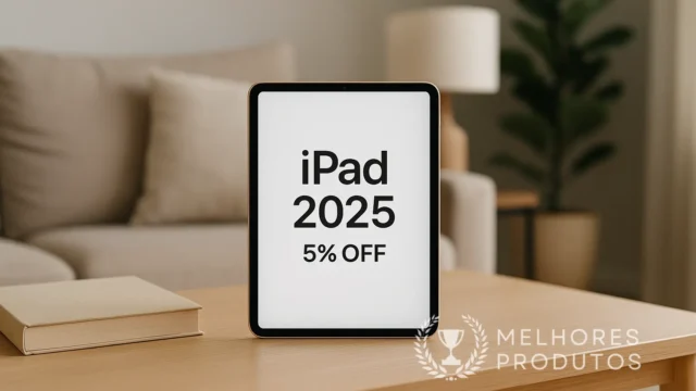 iPad 2025 com 5% OFF em até 10x na Amazon; ver cores