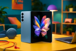 3 Smartphones Samsung Galaxy Z Fold6 prontos para viagem com bateria duradoura