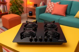 Tela infinita: 3 Fischer Cooktop com display premium