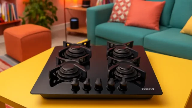 Tela infinita: 3 Fischer Cooktop com display premium