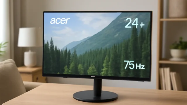 Promoção relâmpago: 6 monitores Acer 24 polegadas 75Hz até R$1.300