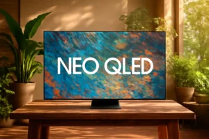 6 Samsung Smart Gaming NEO QLED Prontos para Viagem com Bateria Duradoura