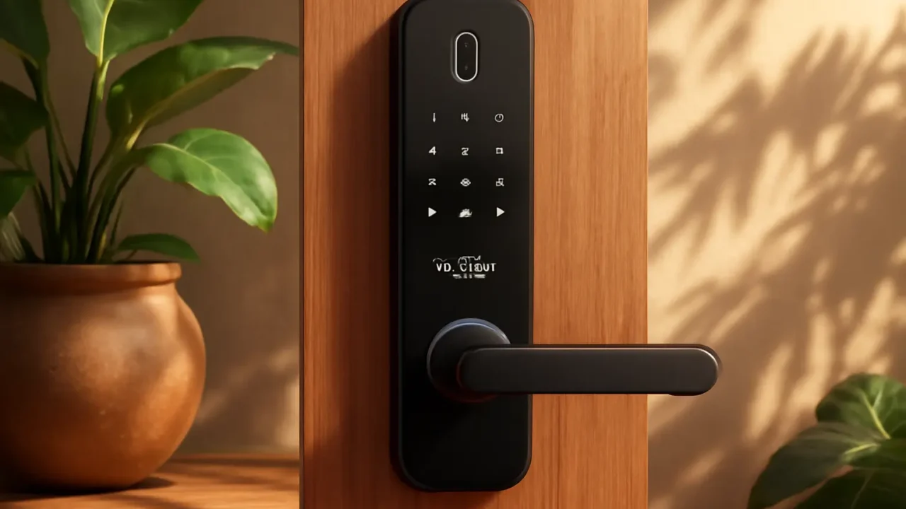 Descontos de até 15%: 3 Fechaduras Eletrônicas Digitais Biométricas Kuanttum em oferta especial