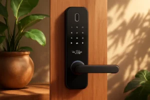 Descontos de até 15%: 3 Fechaduras Eletrônicas Digitais Biométricas Kuanttum em oferta especial