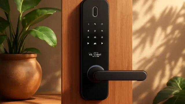 Descontos de até 15%: 3 Fechaduras Eletrônicas Digitais Biométricas Kuanttum em oferta especial