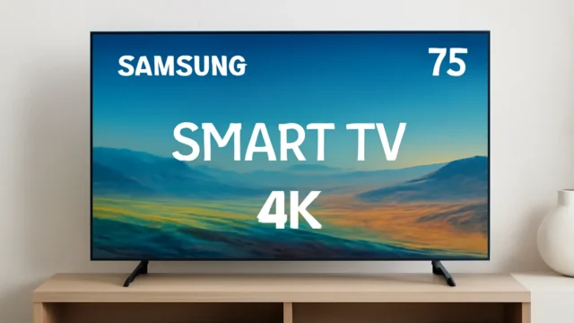 Nota máxima ★5: 6 TVs Smart 75" 4K Samsung aprovadas pelos usuários